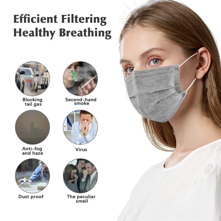 breathable carbon face mask